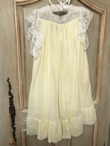Yellow Pima Cotton Museum dress